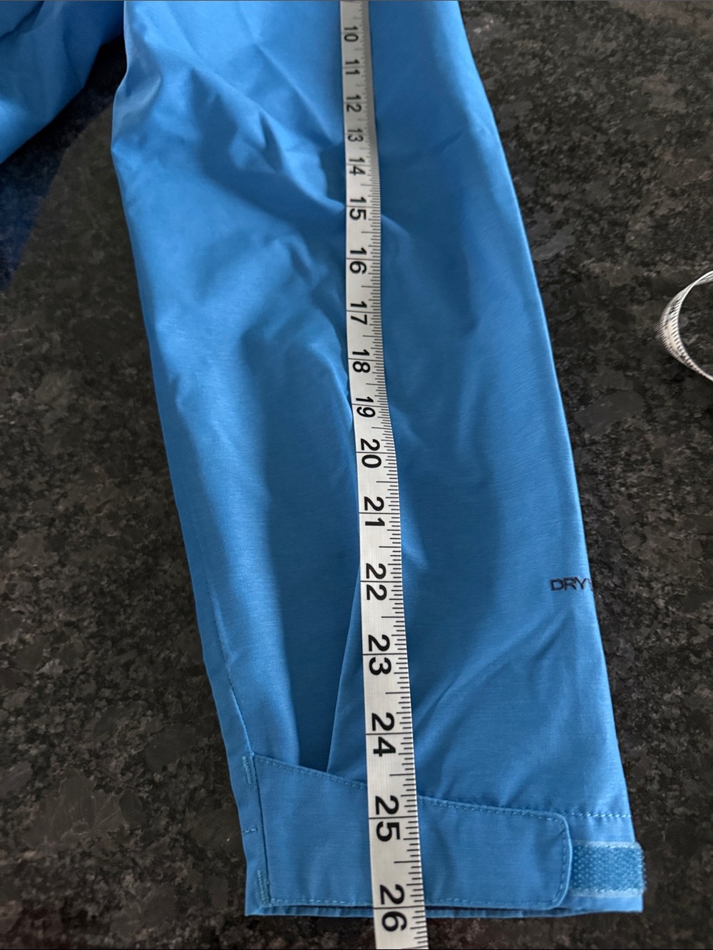 The North Face Bright Blue Hooded Shell Jacket - Like New - Picture 6 of 12